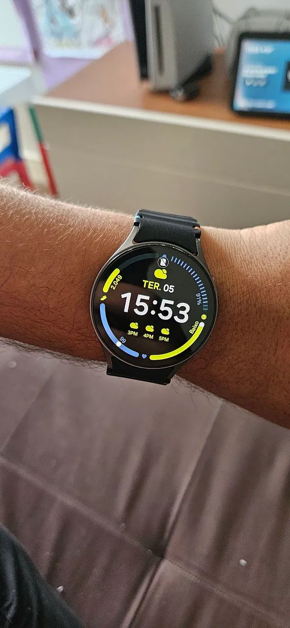 Smartwatch Galaxy 7 - 44mm Verde Militar (Relógio) - Foto 4
