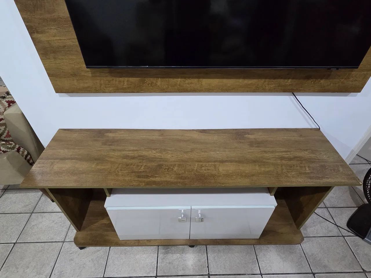 Rack e Painel (Conjunto) em bom estado - Foto 4
