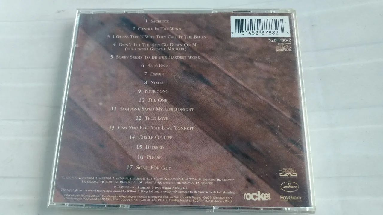 CD original Elton John love songs ótimo estado.  - Foto 4