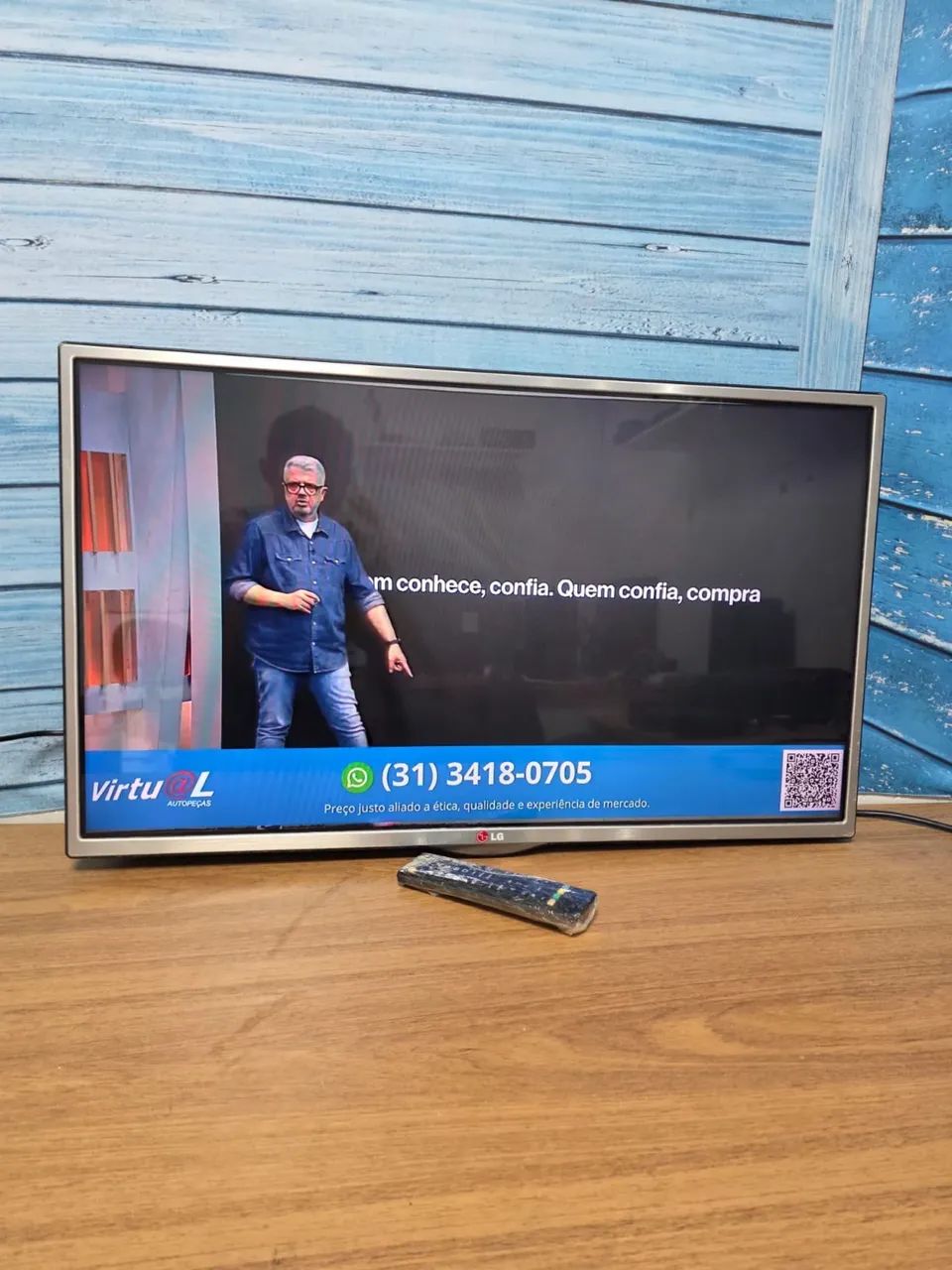 TV LED LG 32 POLEGADAS CONVERSOR DIGITAL INTEGRADO FUNCIONANDO - Foto 3