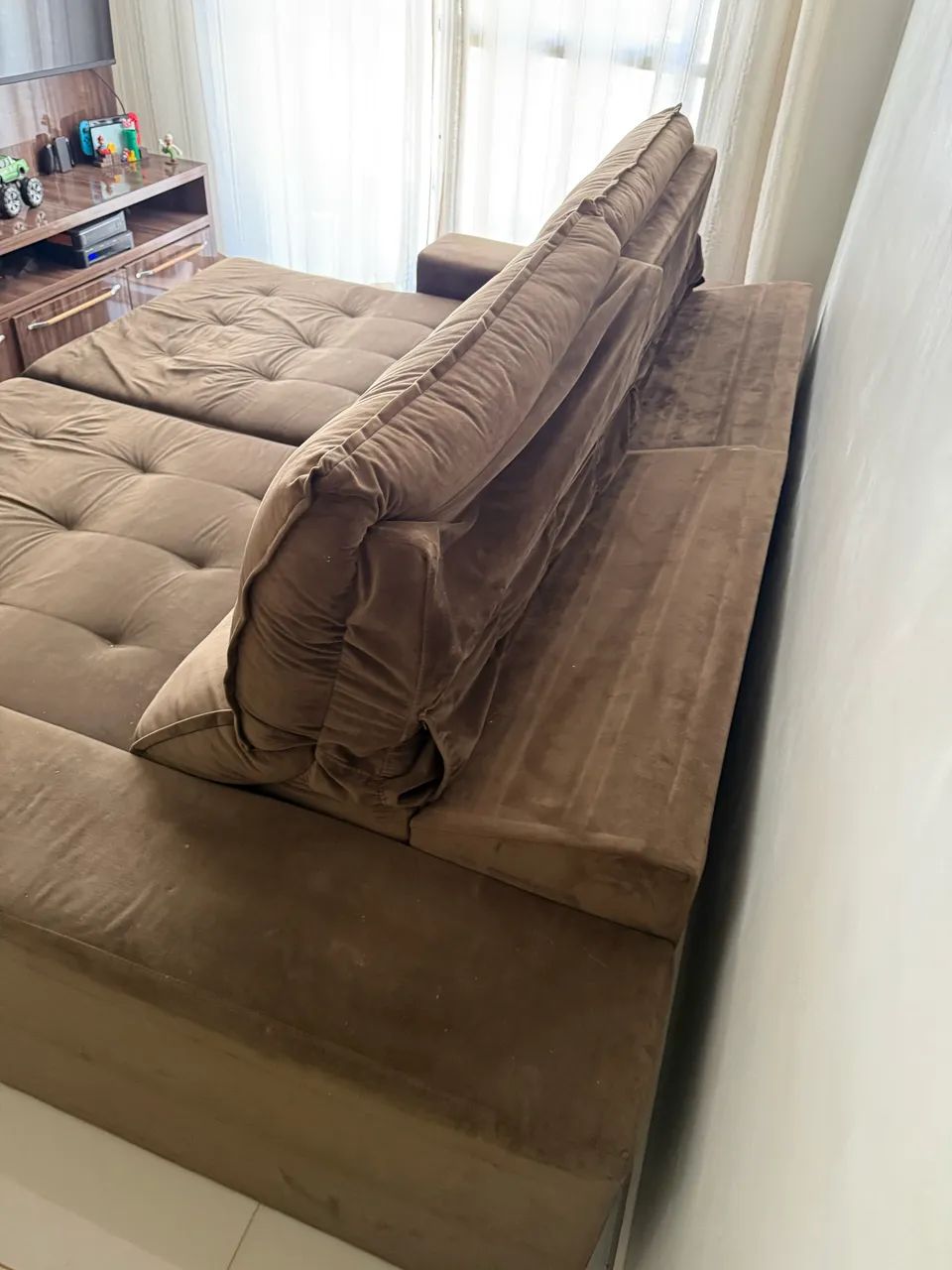 Vendo sofá retrátil 2,50 (PARCELO NO CARTÃO) - Foto 2