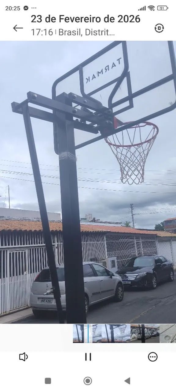 Vendo tabela de basquete 