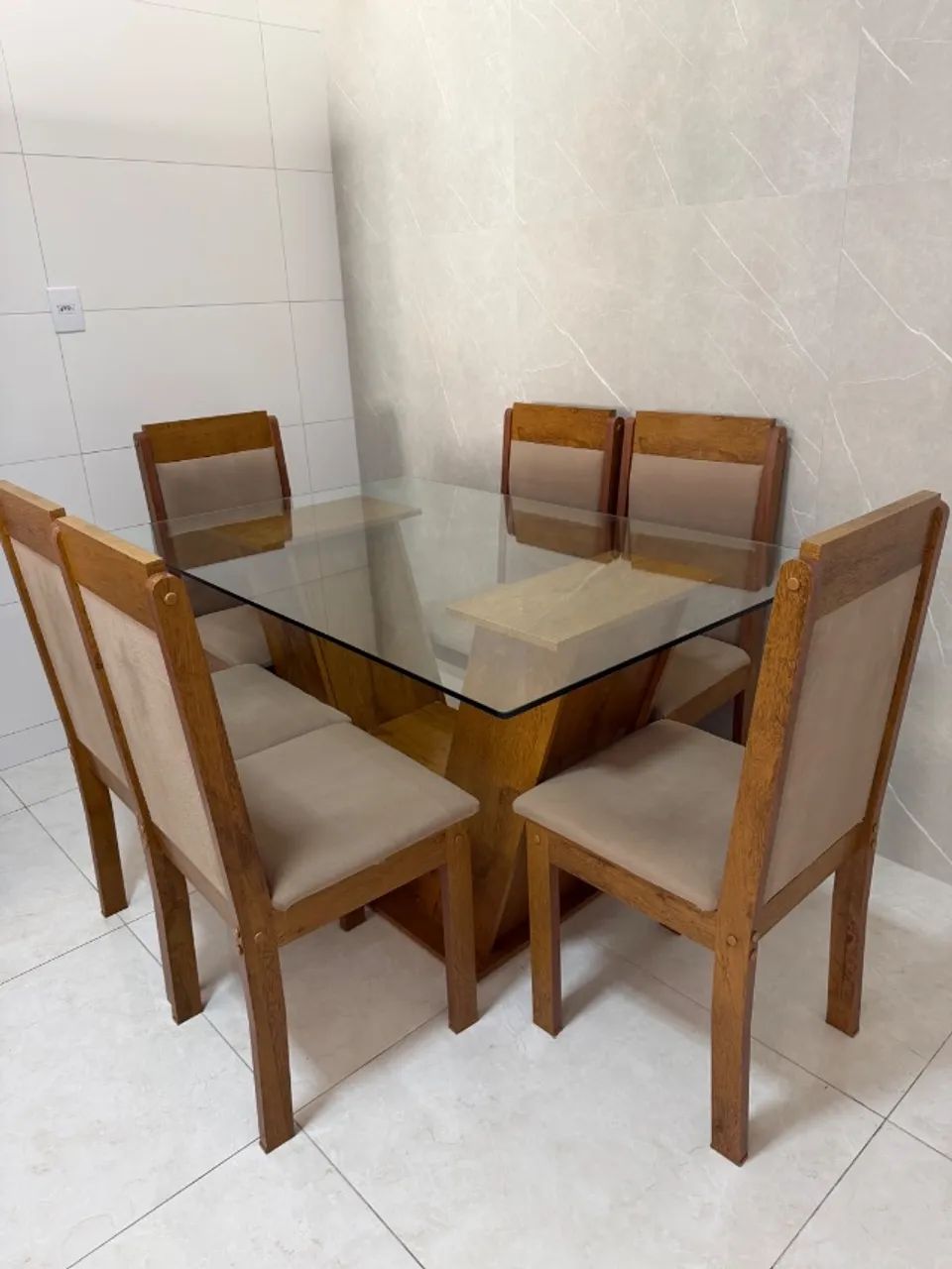 Mesa de jantar retangular  - Foto 4