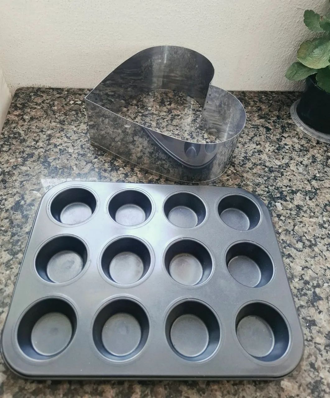 Forma de Bolo Coração e Forma de Cupcake - Foto 2