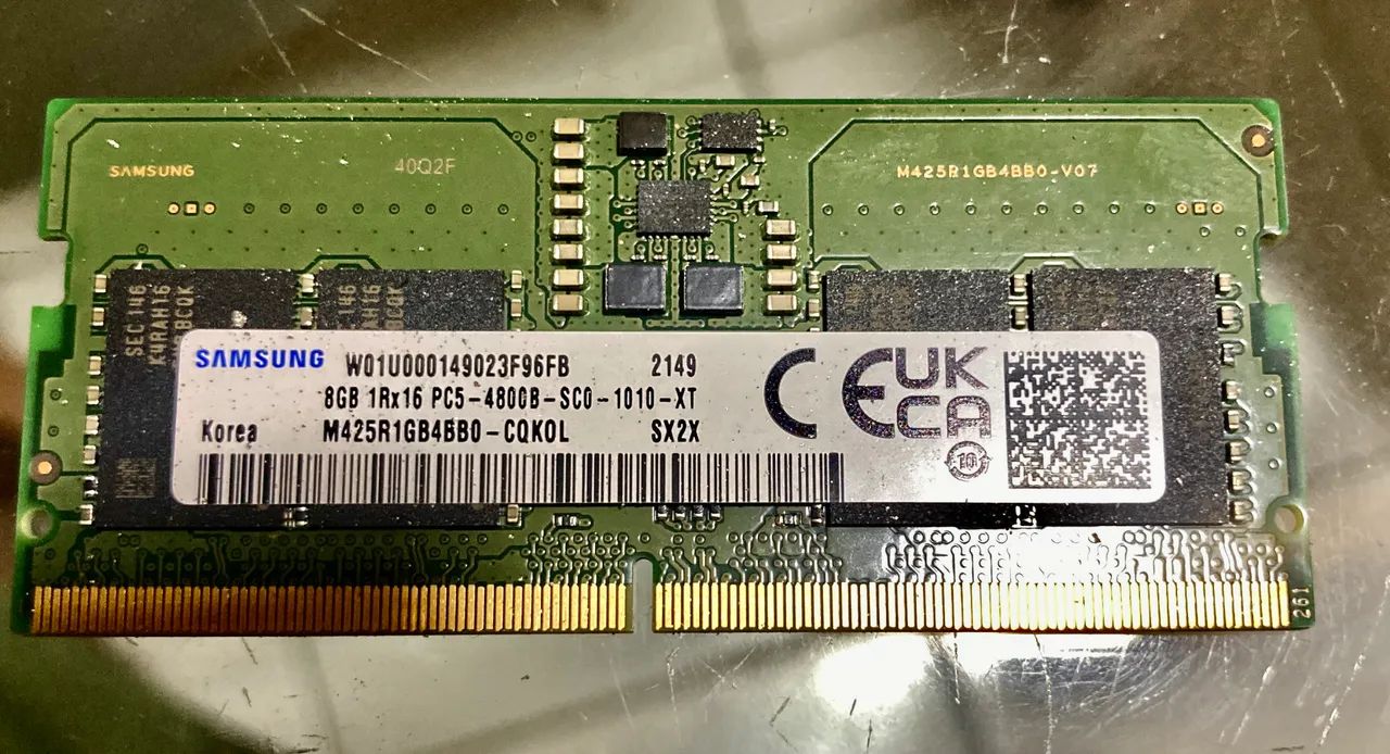 Memória Notebook DDR5 8RAM