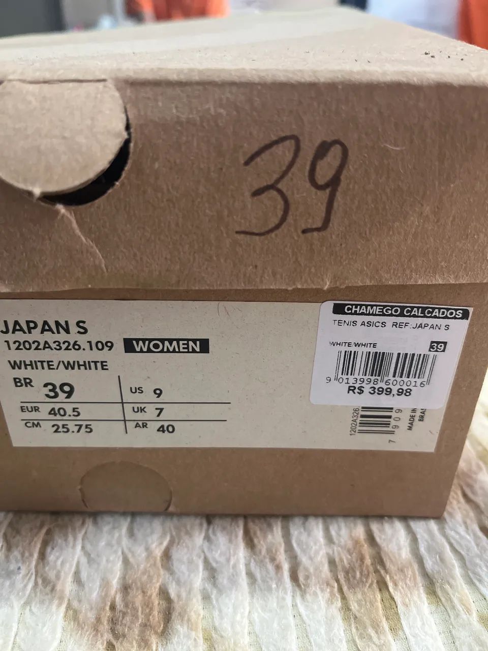Tênis asics 