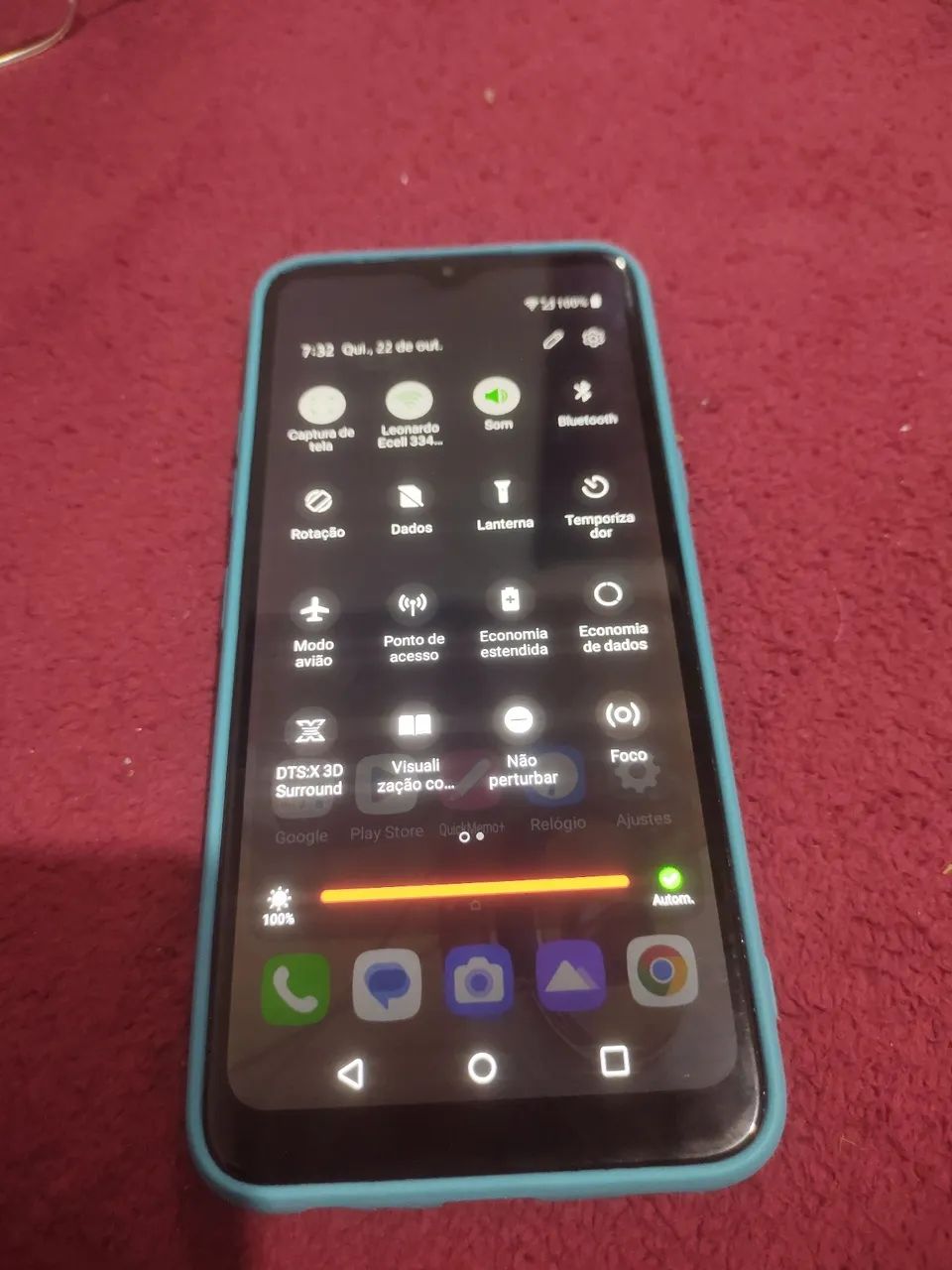 LG k41s bem conservado e sem defeitos.