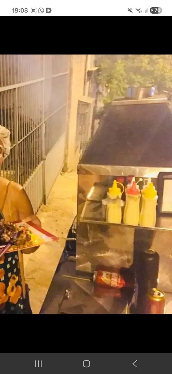 Carrinho de churrasquinho