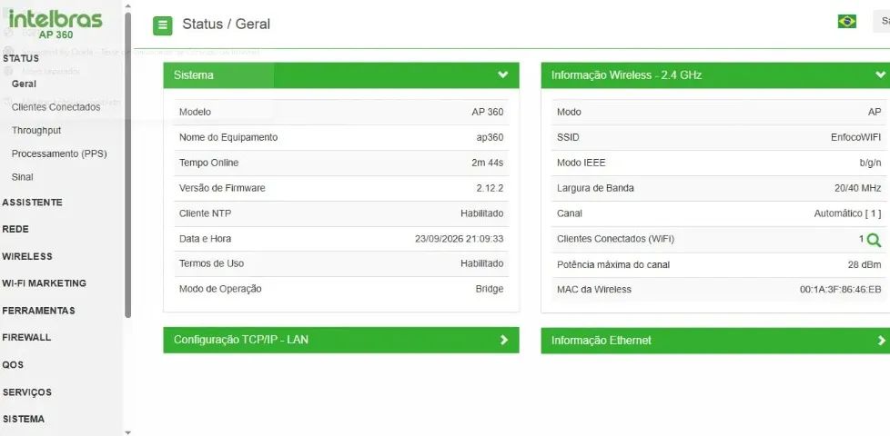 Access Point Intelbras AP 360 - Wi-Fi 2,4GHz - Foto 2