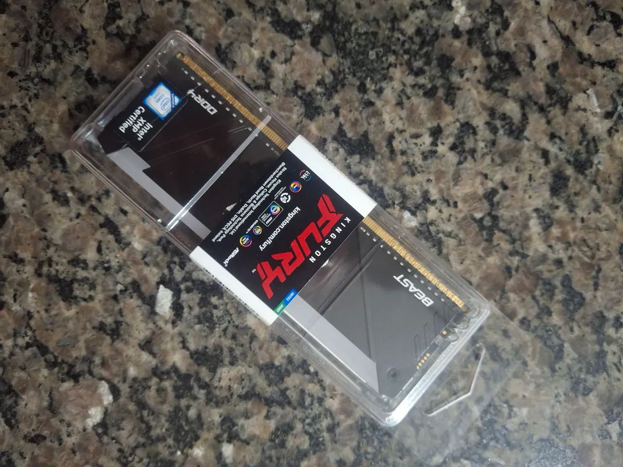 Memória fury 1x 16gb ddr4 cl16 rgb 3200MHz  - Foto 4