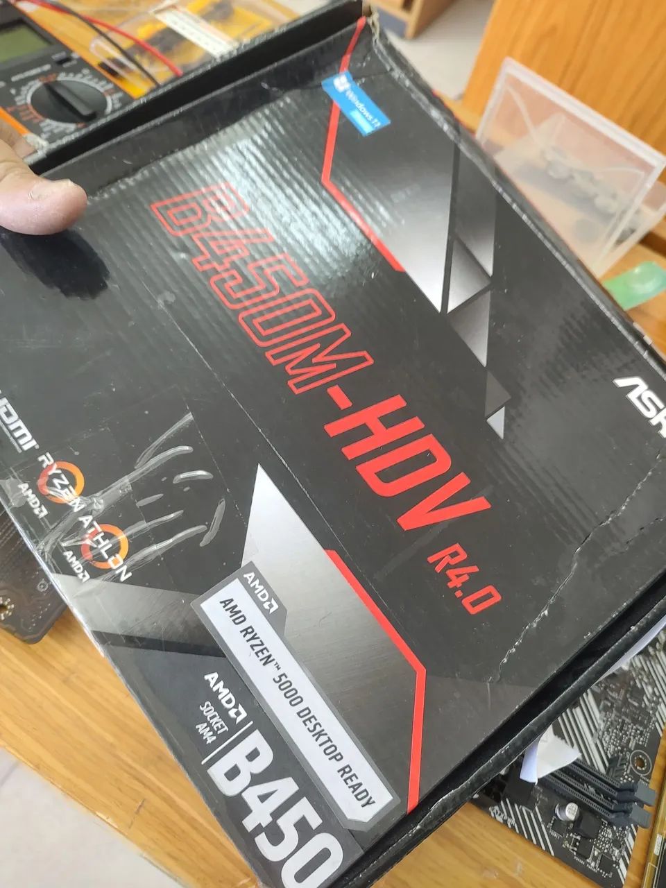 Placa mãe asrock B450 HDV - Foto 3