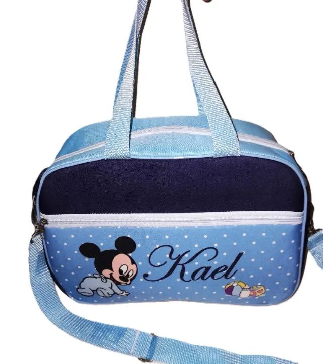 bolsa maternidade impermeável e emborrachada - Foto 4
