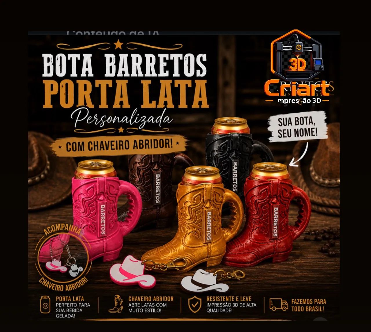 Porta caneca Boiadeira - Foto 2