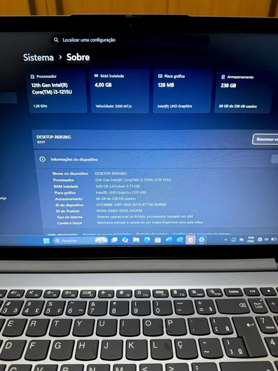 Notebook Lenovo i3 12? GE - Foto 4