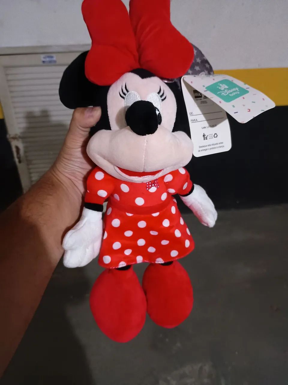 Pelúcia original Disney baby Minnie BR Machine - Grátis Patrick também original - Foto 2