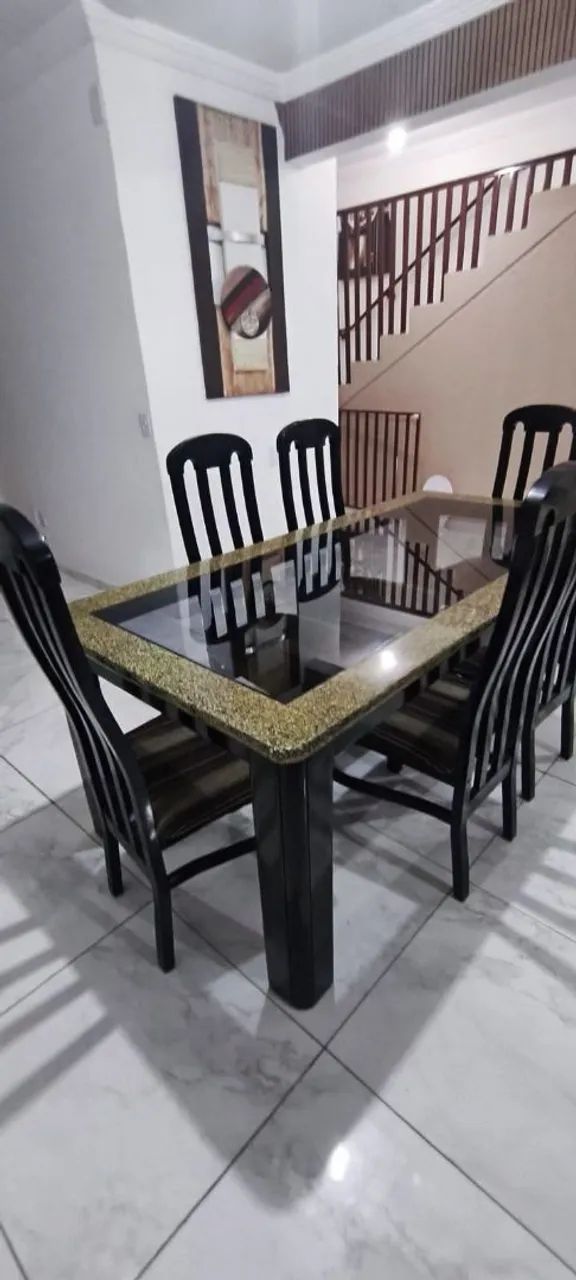Mesa  + Buffet, em Madeira Imbuia!