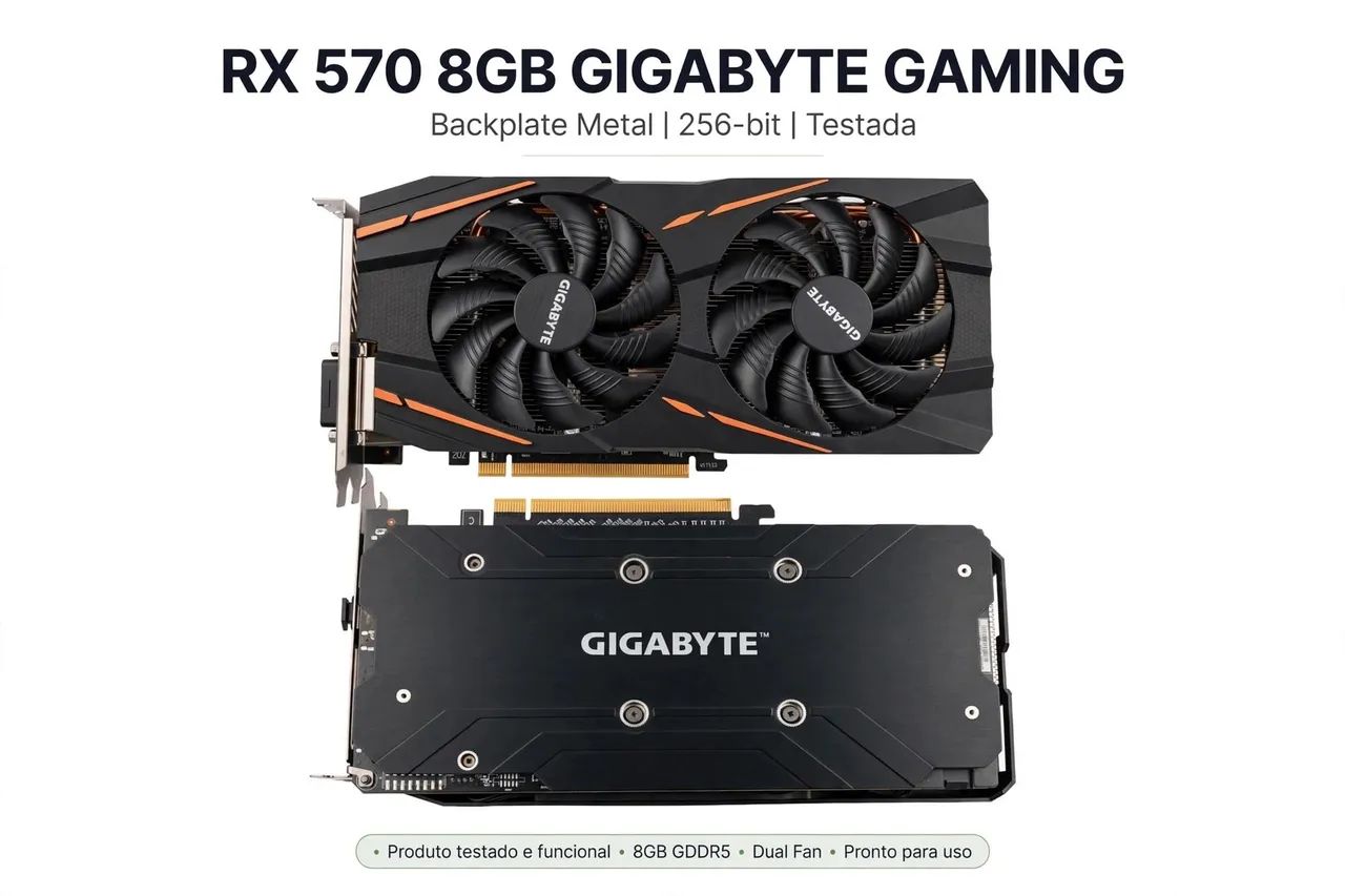 RX 570 8gb - Gigabyte