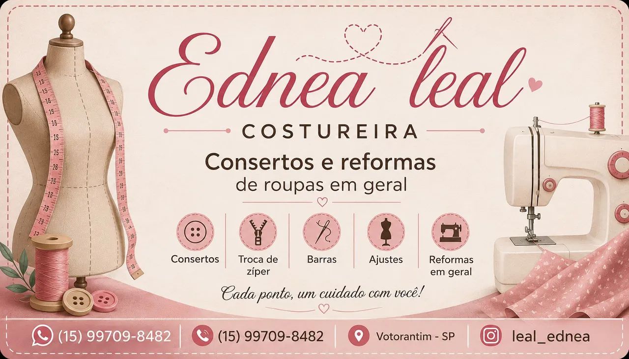 Conserto de roupas em geral 
