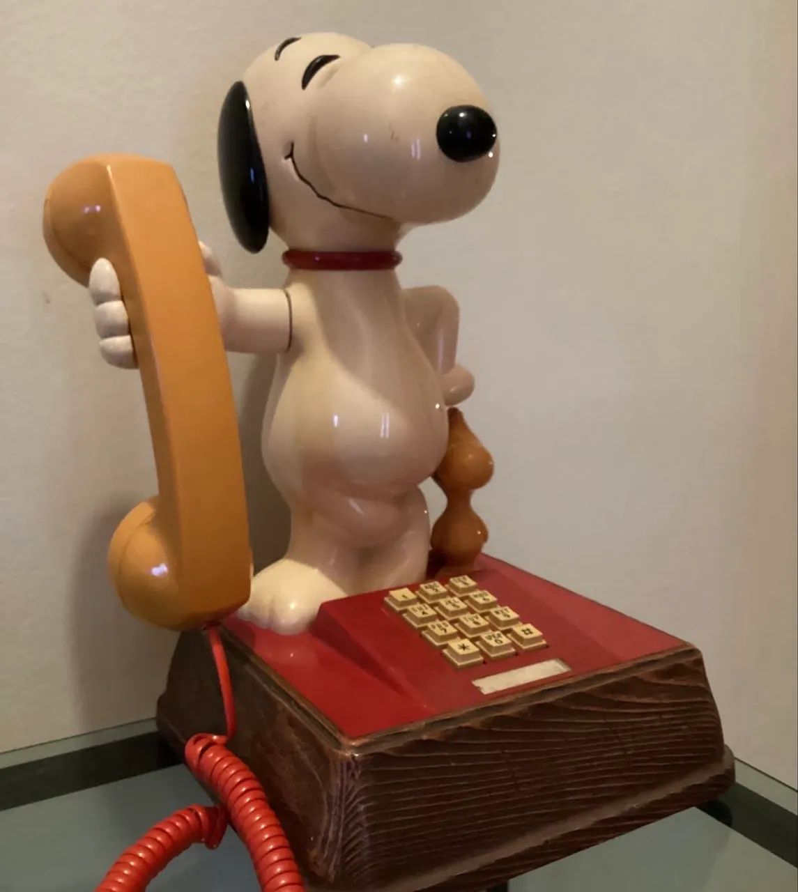 90's VTG＊ゴルファーSNOOPY＊3-D PHONE＊PEANUTS電話 Telefone Snoopy vintage - Telefonia Fixa e Sem Fio - Vila Marari