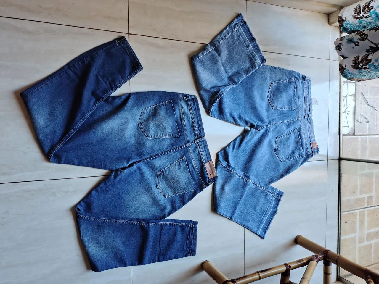Combo de calças jeans femininas tamanho (34, 40 e 42) - Foto 4
