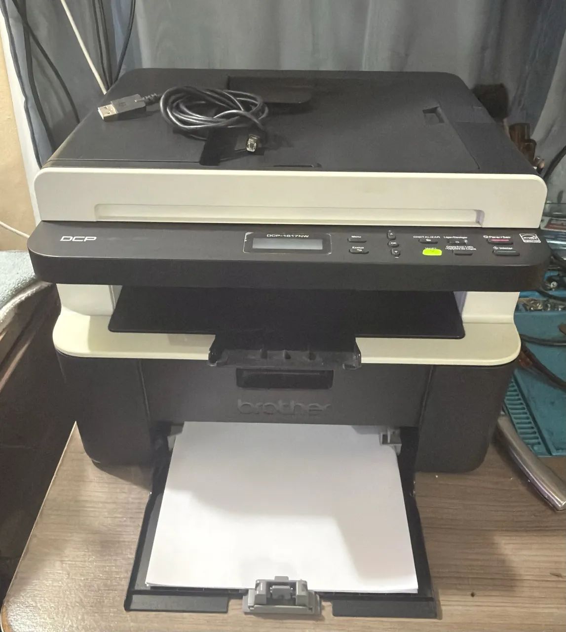 Impressora Multifuncional Brother DCP 1617NW c/ rede e Wi-Fi - Foto 2
