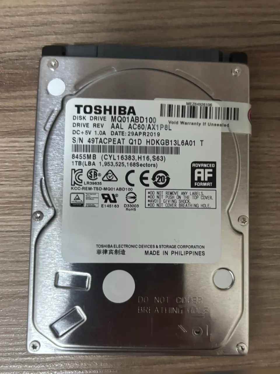 SSD NVMe M.2 1TB SK Hynix PC801 4.0 - 100% Saúde - Armazenamento