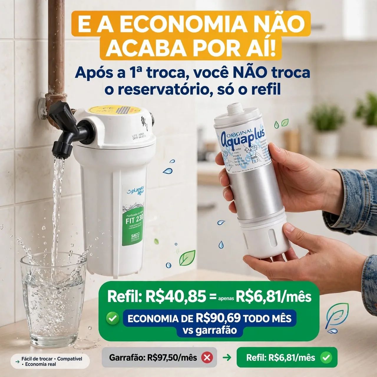 Filtro,bebedouro natural
