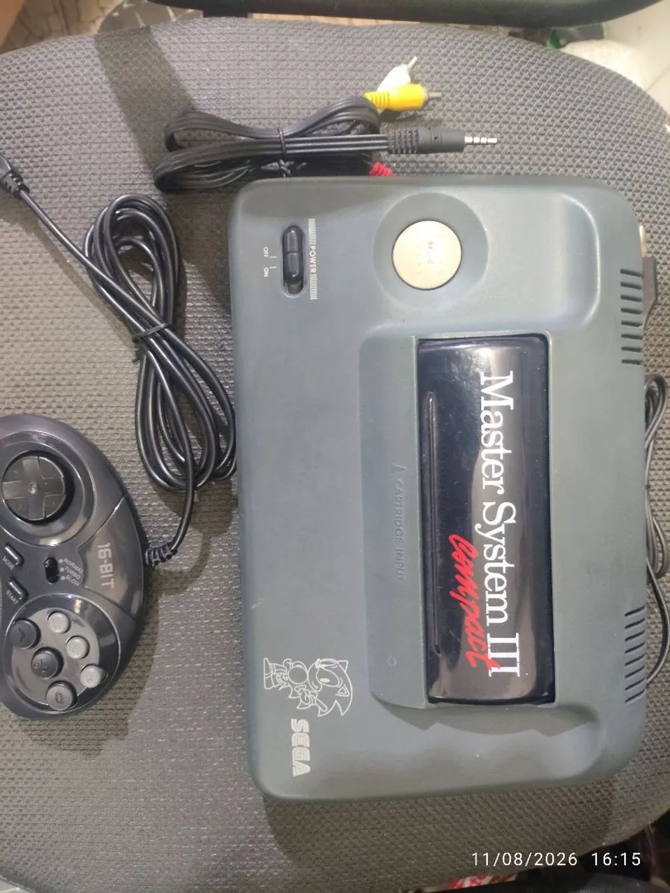 Master System 3 com mod av  - Foto 2