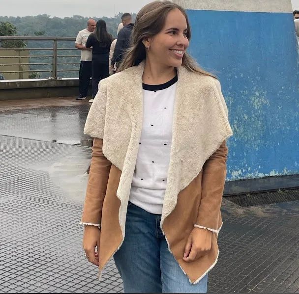 Jaqueta boho suede country P - Foto 2