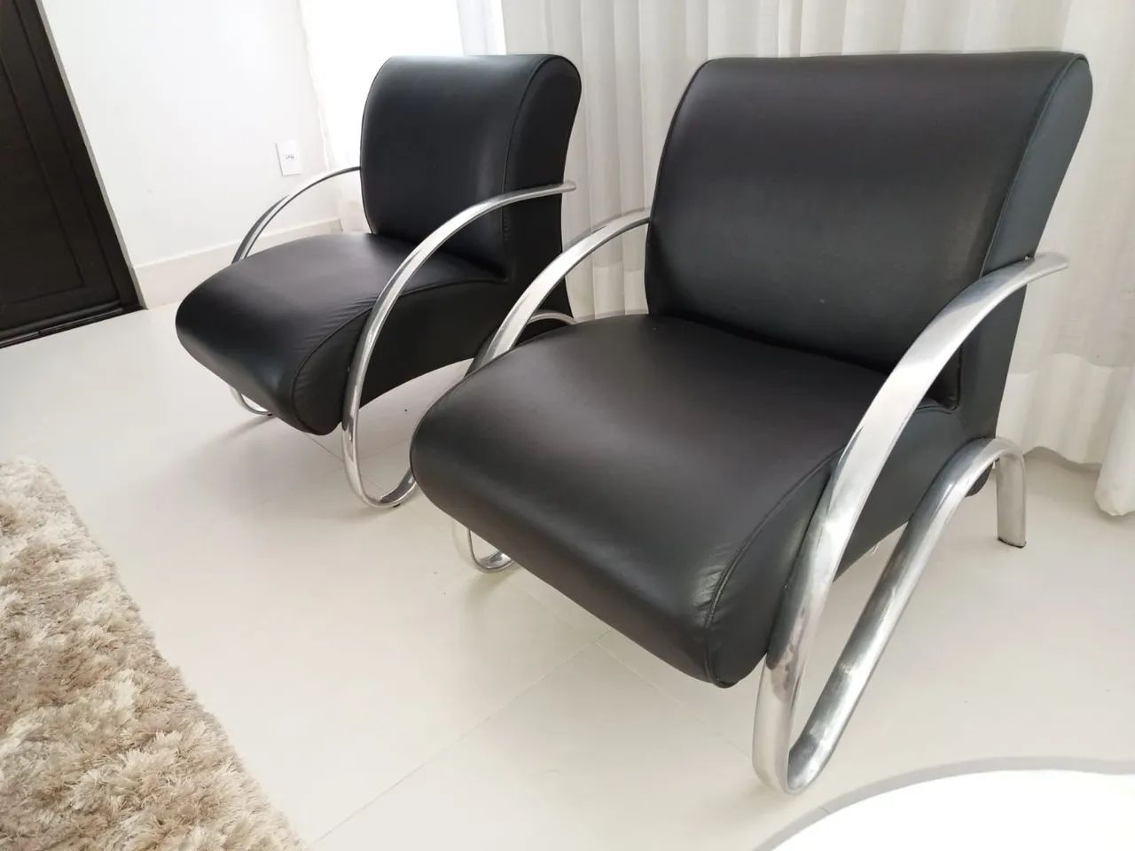 Sofá Curvo Branco - Foto 3