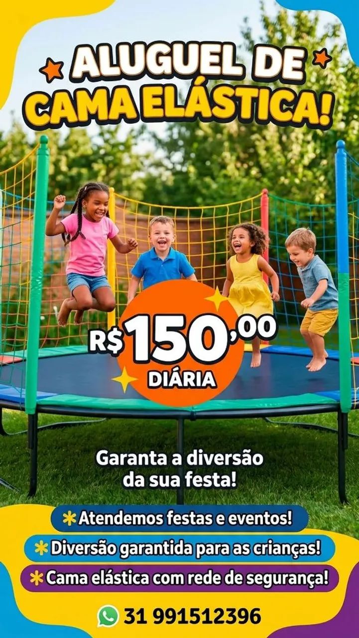 Locação cama elástica 