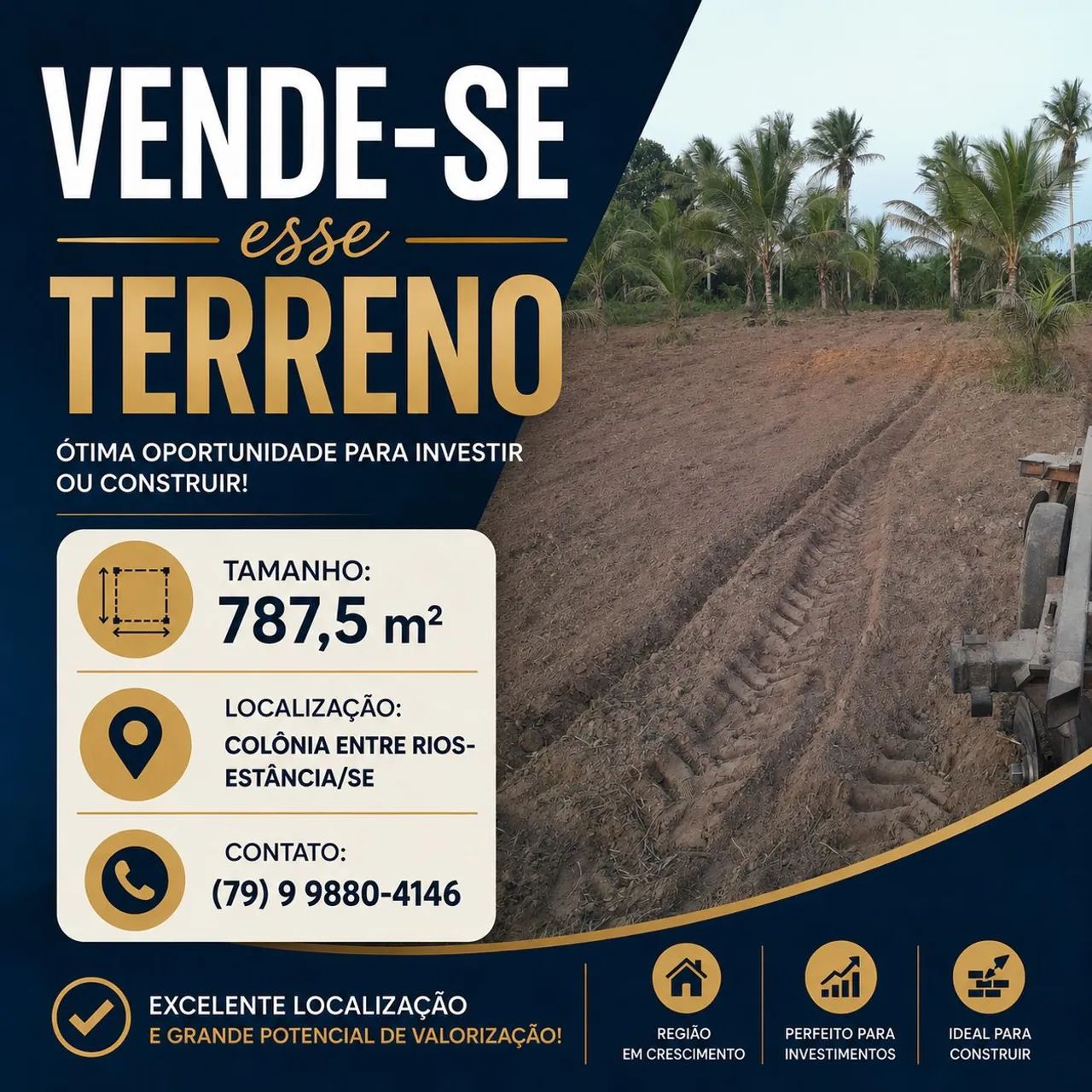 Lote a venda 787m²