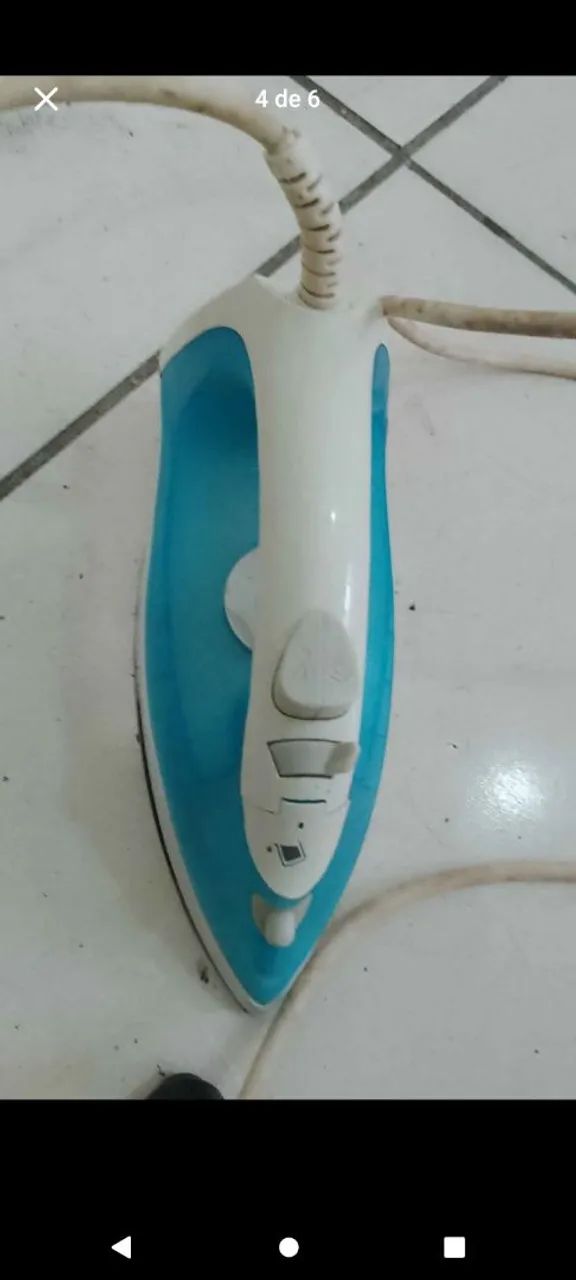 Ferro de passar roupa funcionando  - Foto 3