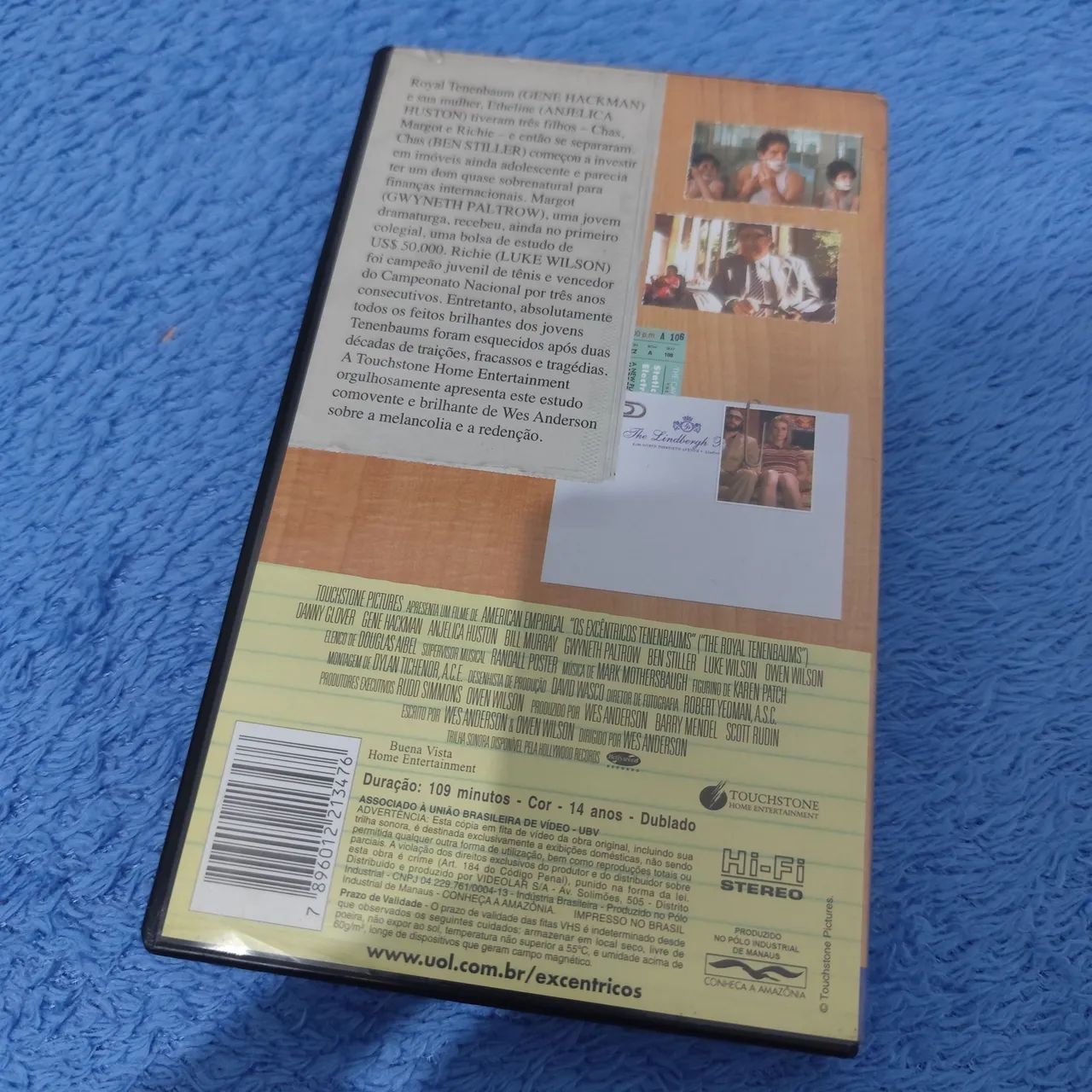 VHS Os Excêntricos Tenenbaums - Dublado - Wes Anderson - Foto 2