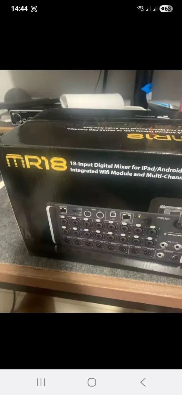 Mesa digital midas mr18. Nova - Foto 6