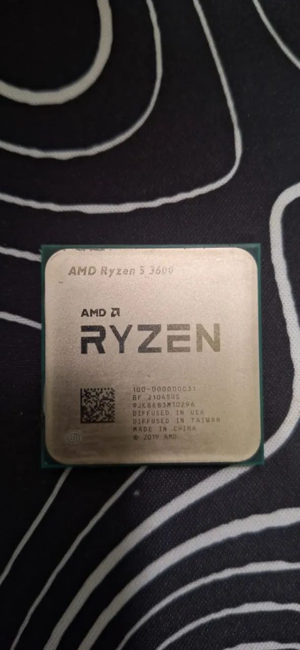 Processador AMD Ryzen 5 3600 - Usado, funcionando perfeitamente