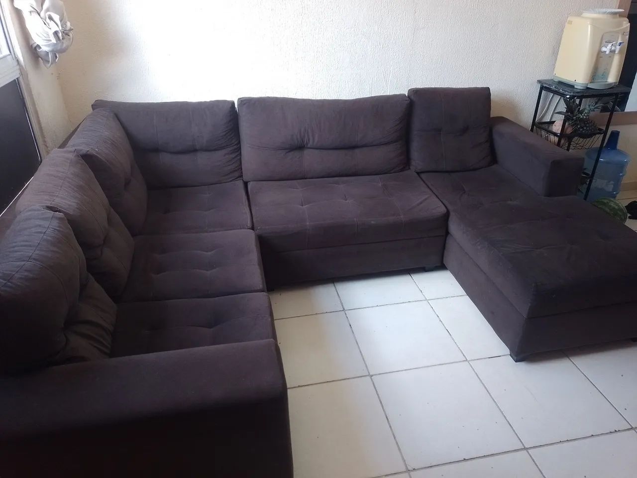 Vendo sofá de canto grande, em boas condições. - Foto 2