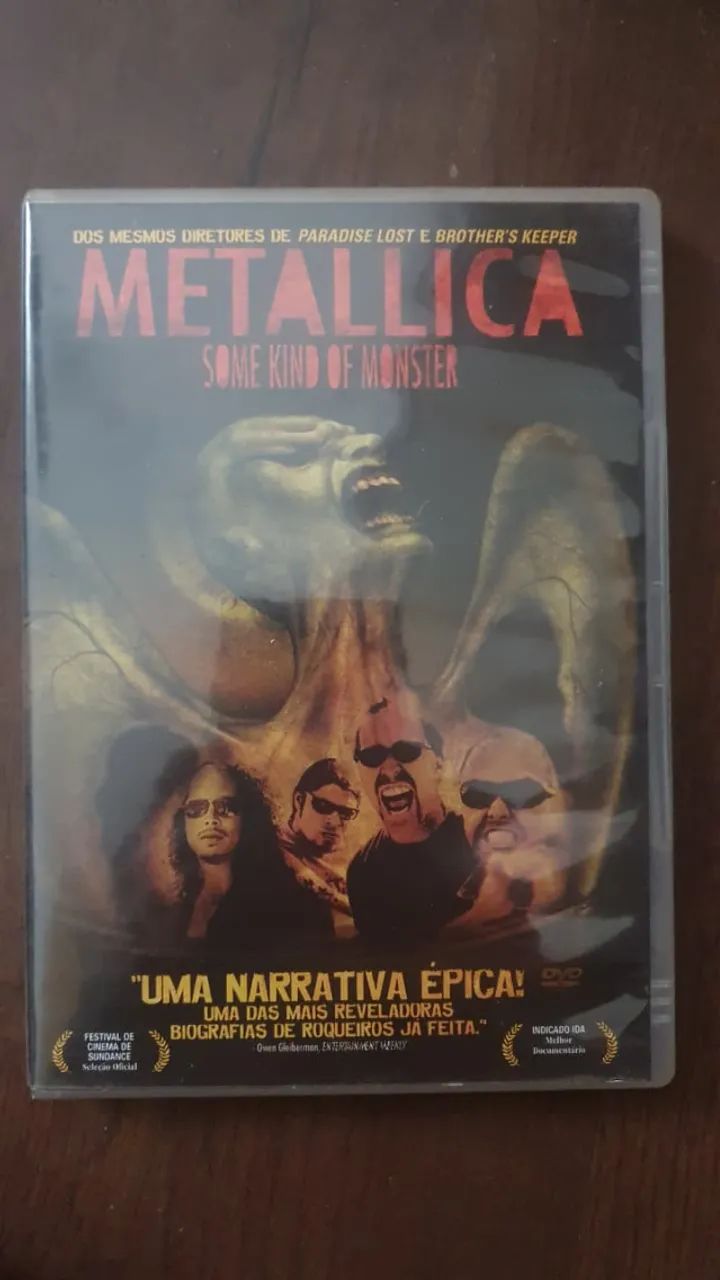 METALLICA - SOME KIND OF MONSTER - DVD DUPLO - DVD, Blu-Ray e