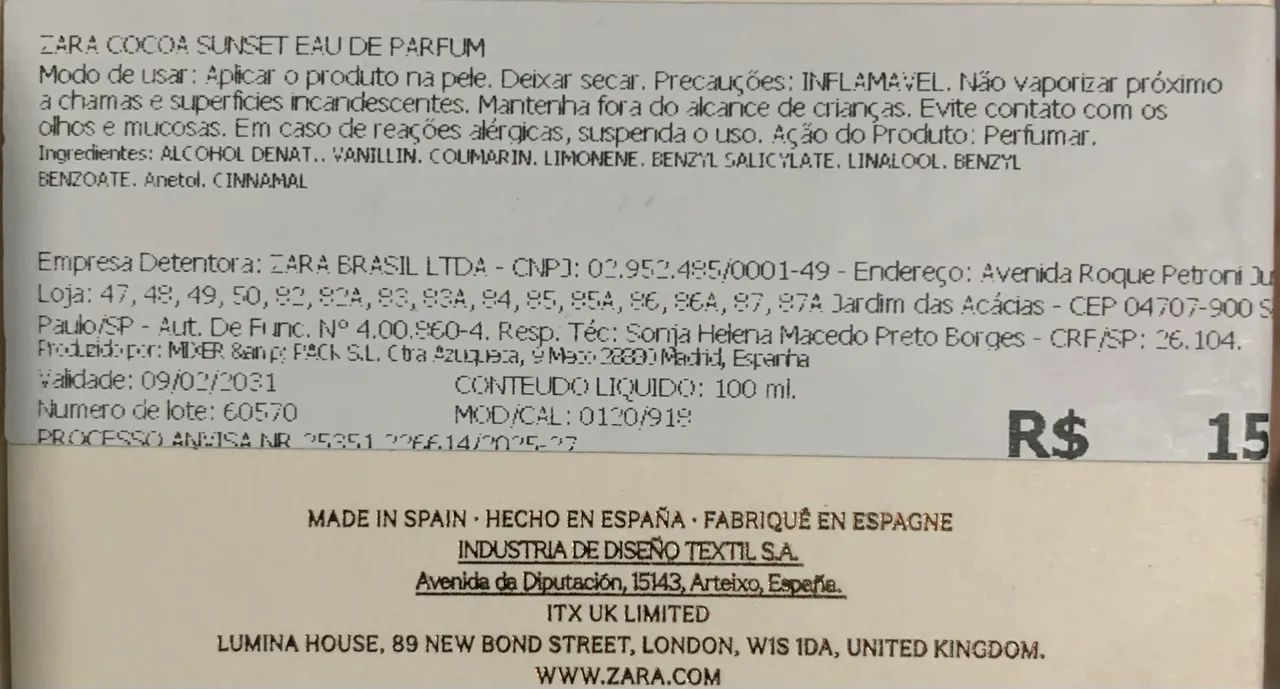 Perfume Cocoa Sunset Zara - Foto 4