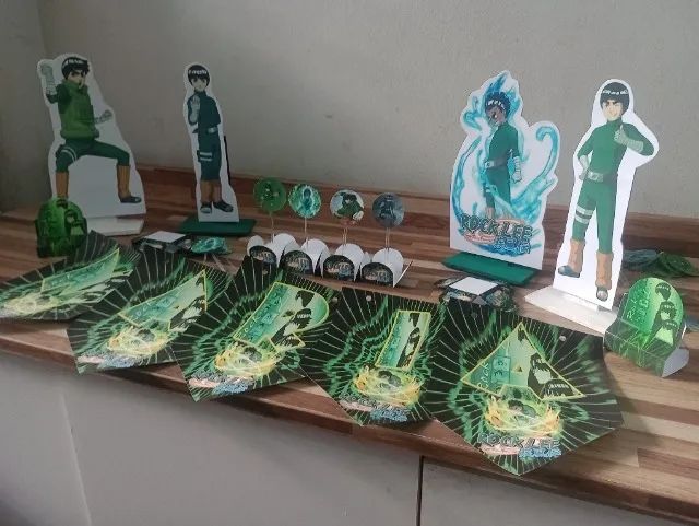 Kit decoração docinho tema: Rock Lee