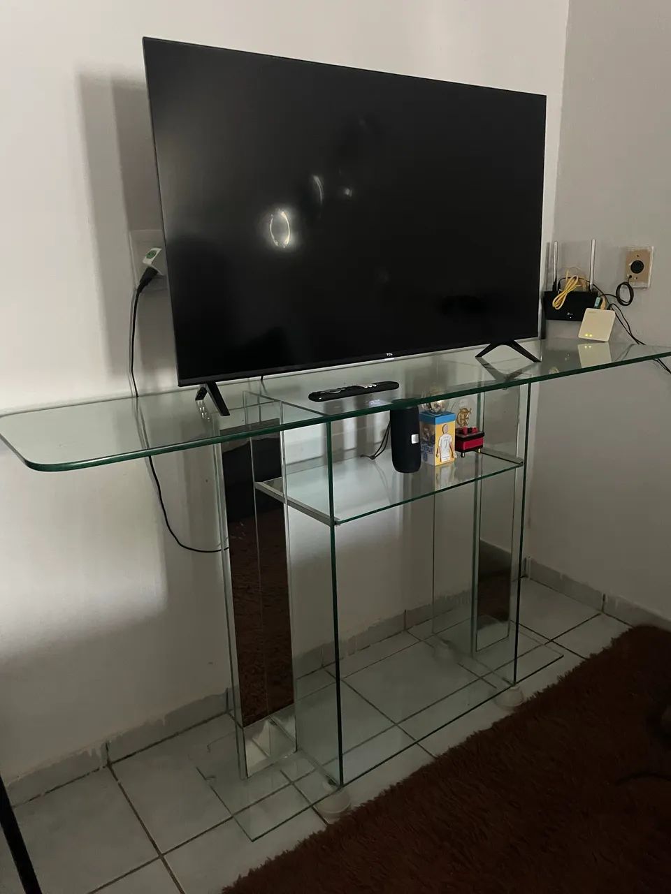 Rack de vidro