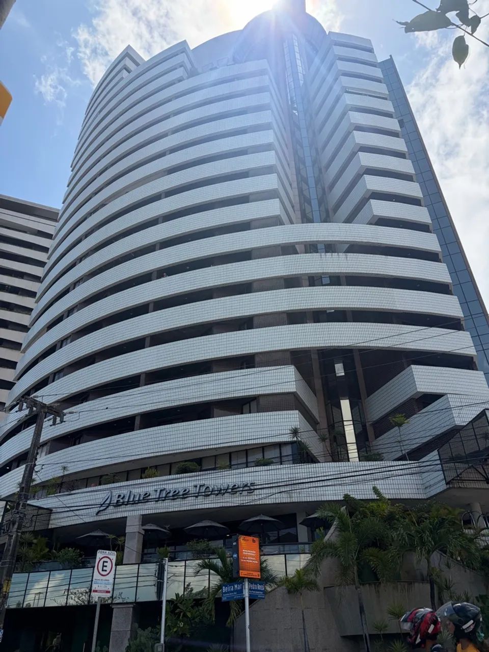 Flat mobiliado beira mar
