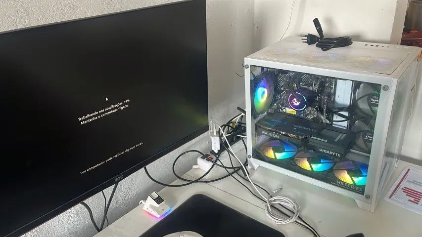 PC GAMER I7 11700k com RX 66008gb - Foto 2