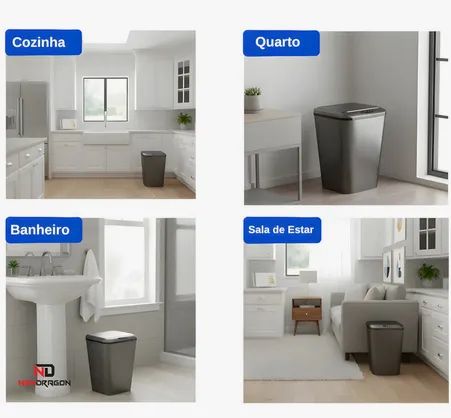 Lixeira Automática com sensor  - Foto 3