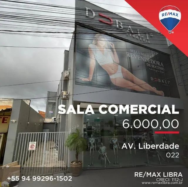 IMOBILIÁRIA LIBRA ALUGA SALA COMERCIAL