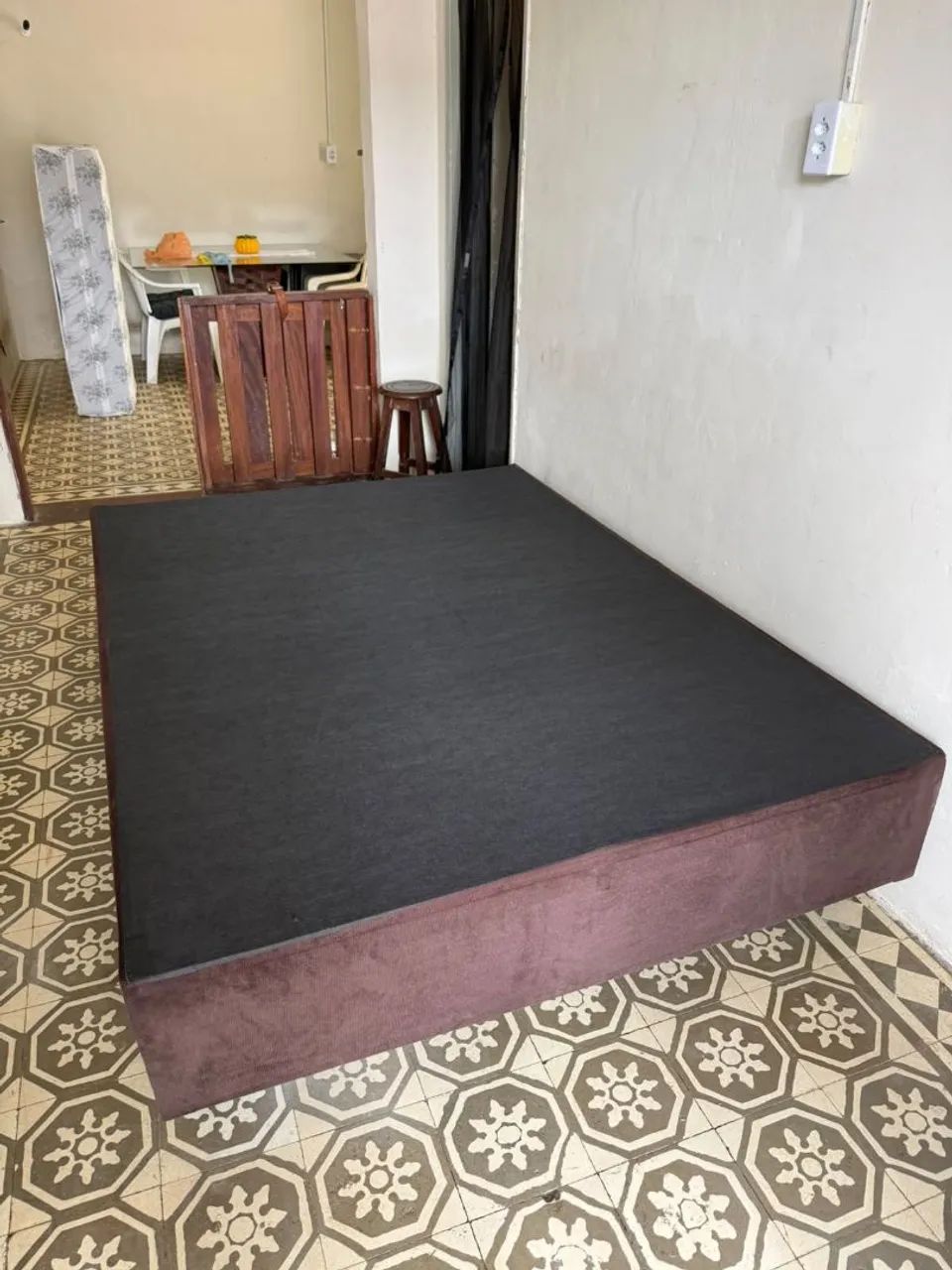 Vendo Cama de Casal Box - Foto 3