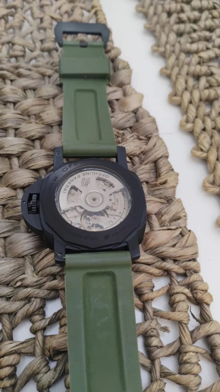 Panerai 1a linha  relógio militar automático design italiano  - Foto 2