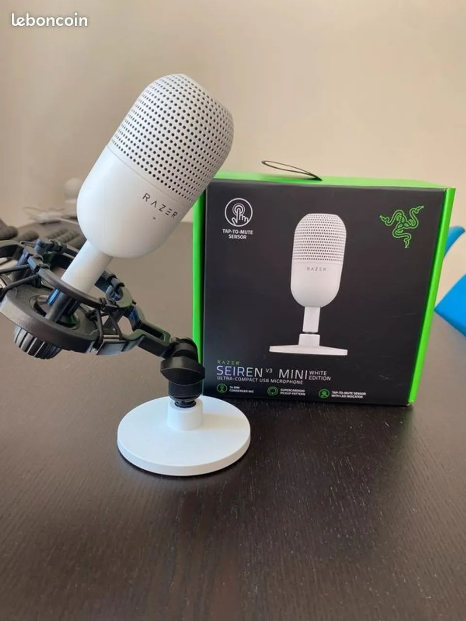 Microfone Condensador Razer Seiren V3 Mini, USB, Branco - Foto 5