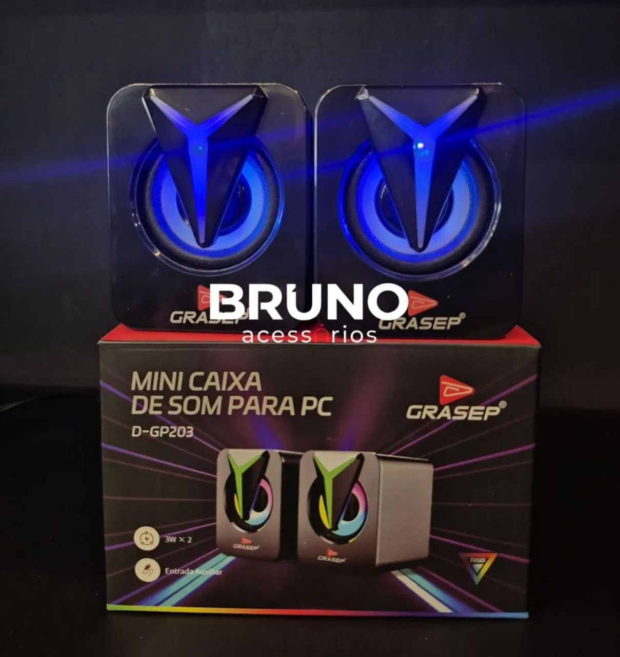Mini caixinha de som pra pc  - Foto 3