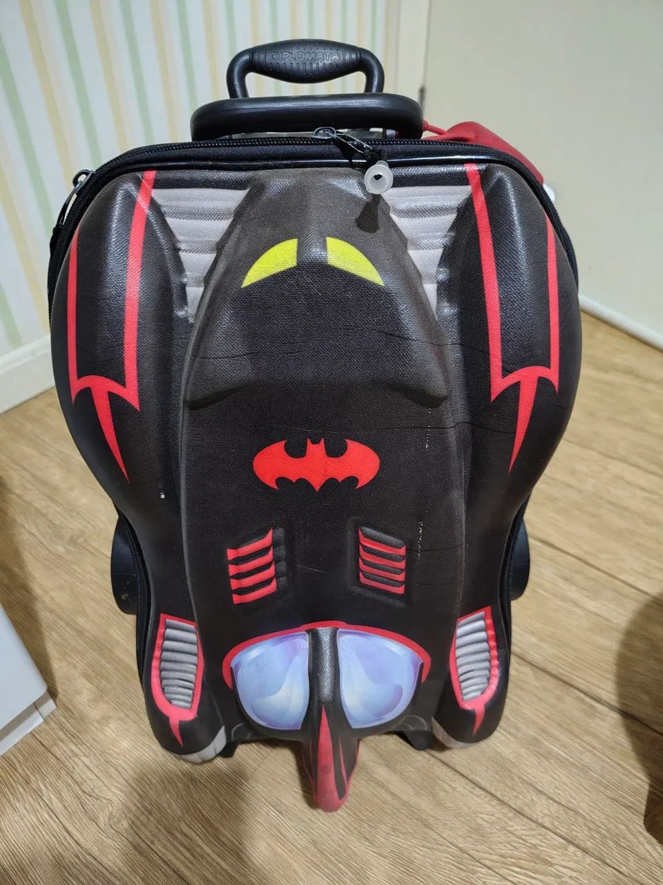 Mochila de Rodinhas Batman Chrome Wheels 3D